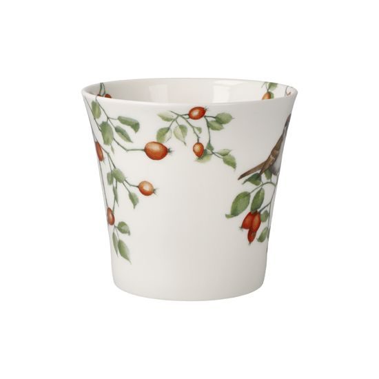Hrnek 350 ml vrabci na šípku 9,5 cm, jemný kostní porcelán, Goebel