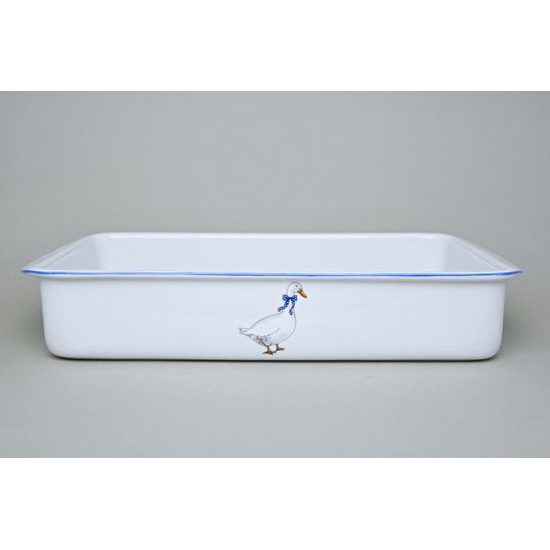 Baking bowl DUO 41 x 24,8 x 6,8 cm, Geese, Český porcelán a.s.