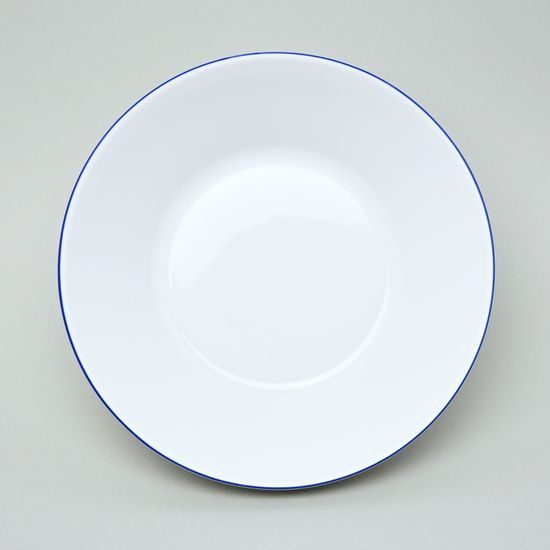 Mísa hluboká 24 cm, Thun 1794, karlovarský porcelán, TOM modrý