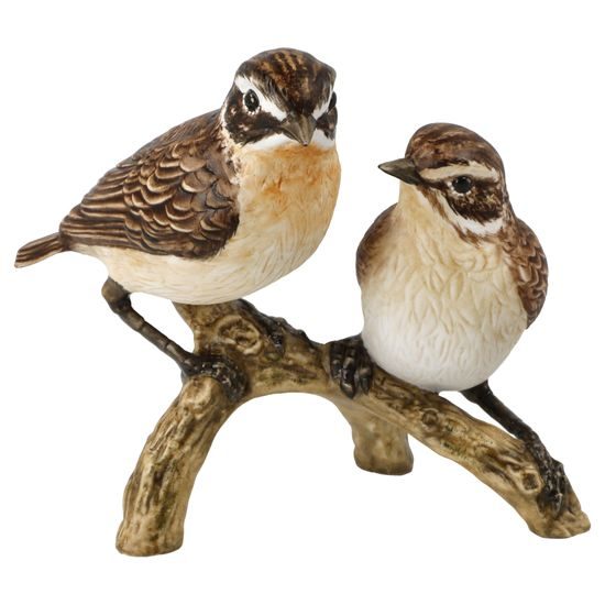 Pair of Whinchats 11 / 8 / 11 cm, porcelain, Goebel
