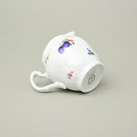 Creamer 180 ml, Thun 1794 Carlsbad porcelain, BERNADOTTE plums and flowers