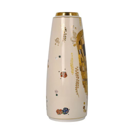 Váza Polibek, 10,5 / 10,5 / 26,5 cm, porcelán, G. Klimt, Goebel