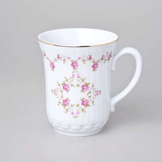 Hrnek Derby 250 ml, růžičky, Český porcelán a.s.