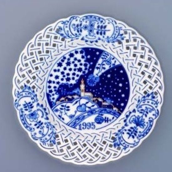 Annual plate 1995 18 cm, Original Blue Onion Pattern