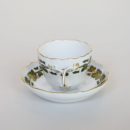 Cup and Saucer Mocha 0,8 l, Meissen Porcelain