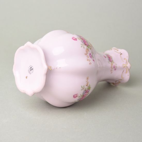 Vase 16,5 cm, Adelka 163, pink flowers, Rose China