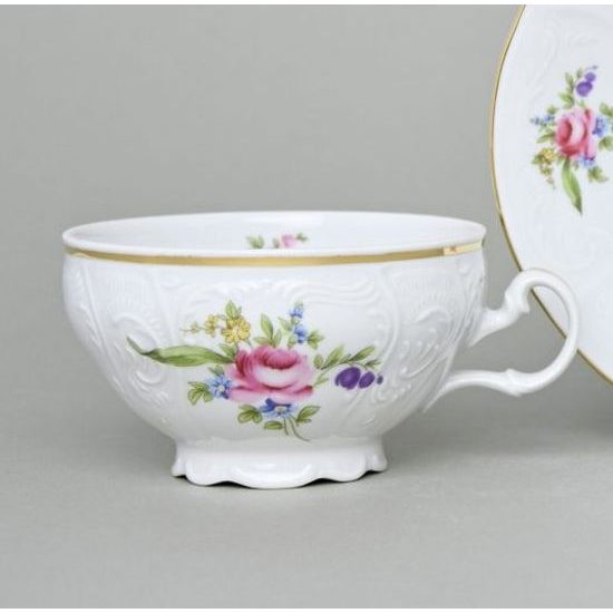 Cup tea / soup 320 ml, Thun 1794 Carlsbad porcelain, BERNADOTTE Meissen Rose