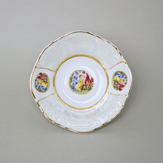 The Three Graces: Bowl compot 16 cm, Thun 1794 Carlsbad porcelain, BERNADOTTE