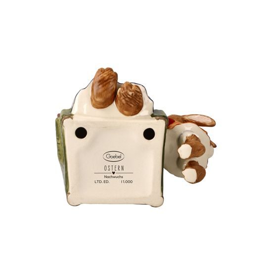 Rabbit figurine 10.5 / 9.5 / 14cm, stoneware, Goebel