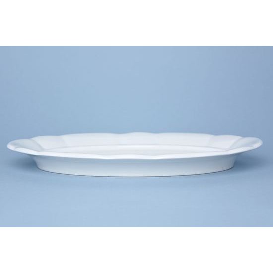 Platter oval 36 cm, Benedikt white, G. Benedikt 1882