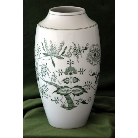 Vase 1211 27 cm, Green Onion Pattern, Cesky porcelan a.s.