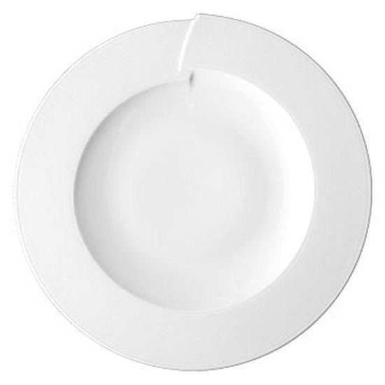 Talíř mělký 28 cm, Achat UNI bílý, Královský porcelán Tettau