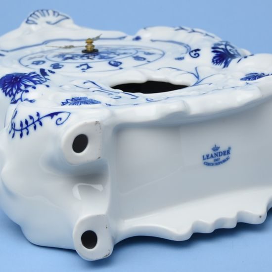 Blue Onion: Fireplace clock with pendulum 32 cm, Leander Loučky