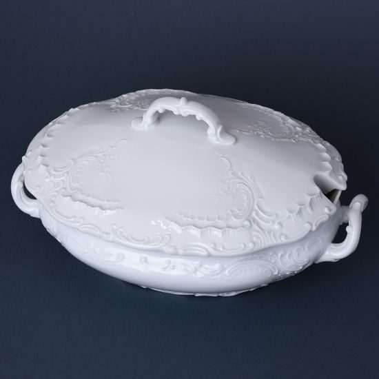 Soup tureen 2 l, Opera white, Český porcelán a.s.