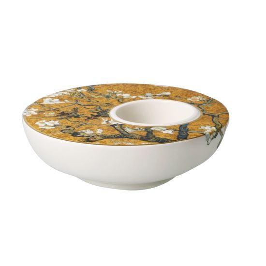 Svícen Mandlovník, 12 / 12 / 4 cm, porcelán, V. van Gogh, Goebel