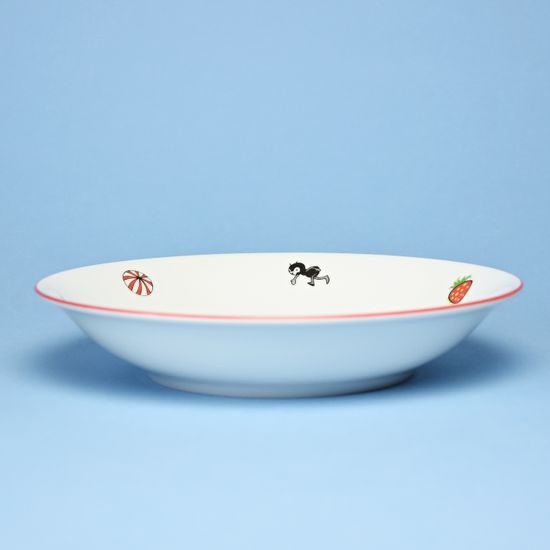 Bowl coup 19 cm Mole with shovel, Thun 1794