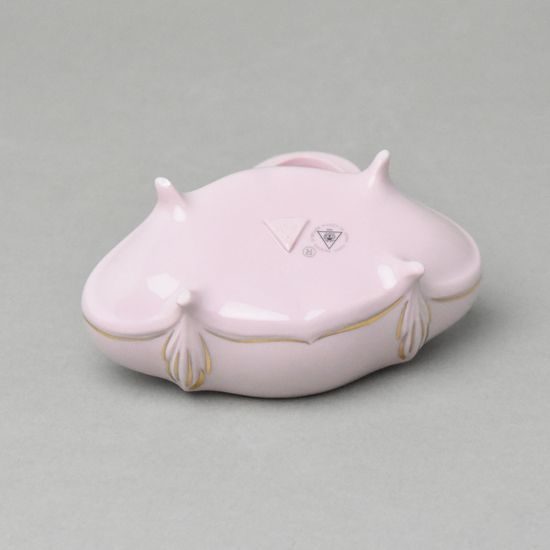 Jar Hana 12,3 cm, rose + gold, Český porcelán a.s.