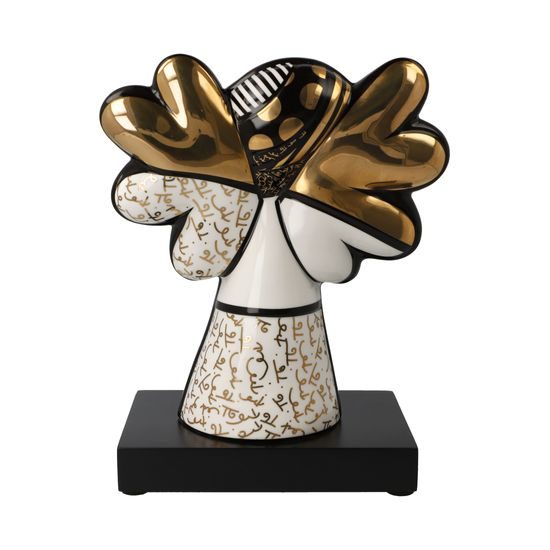 Figurine Romero Britto - Golden Faith, 18,5 / 10,5 / 23 cm, Porcelain,Goebel