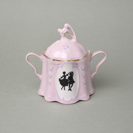 Sugar bowl 250 ml, Olga 418 rococo, Rose China