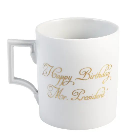 Hrnek Henkel 89 mm 250 ml, Marilyn růžová s bublinou, Míšeňský porcelán