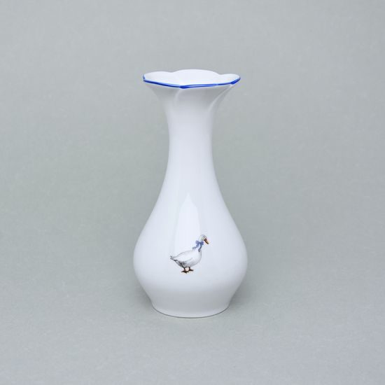 Vase - flower 16,5 cm, Český porcelán a.s., Goose
