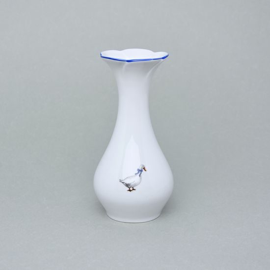 Váza - kytka 16,5 cm, Český porcelán a.s., husy