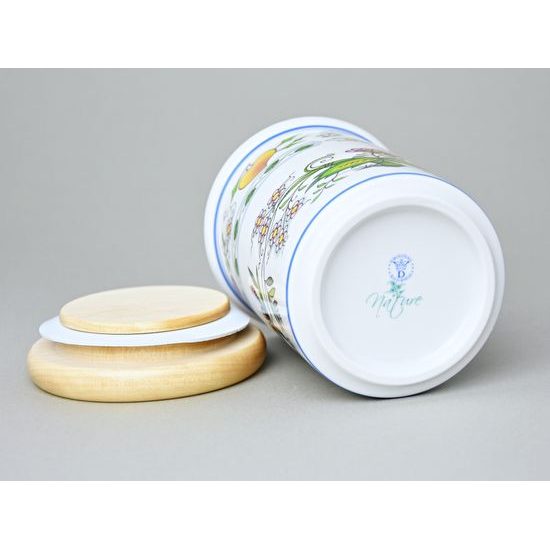 Jar 12,5 x 9,7 cm, COLOURED ONION PATTERN