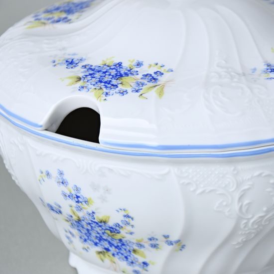 Mísa polévková 2,5 l, Thun 1794, karlovarský porcelán, BERNADOTTE pomněnka