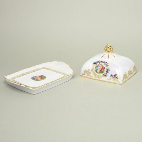 Butter dish Verona for 250 g butter, The Three Graces, Carlsbad