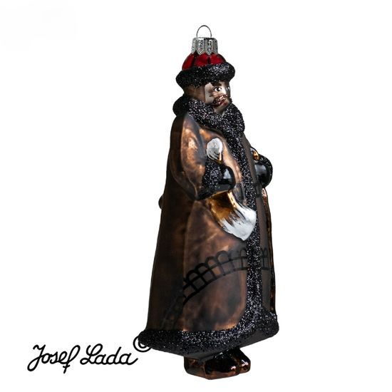 Christmass decoration "Ponocný" 14 cm, Josef Lada, Glassor