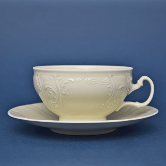 Cup tea 275 ml / saucer 18 cm, Thun 1794, BERNADOTTE ivory