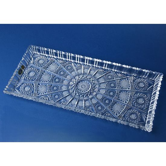 Podnos 39 x 17 x 2,5 cm, brus 500pk, Bohemia Crystal