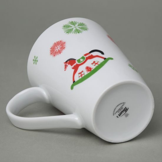 Mug KC32, 380 ml, Christmas, Thun 1794, karlovarský porcelán