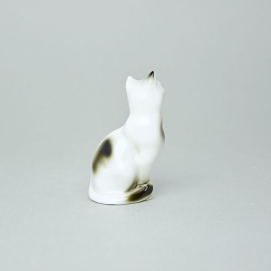 Cat 8,3 x 4,5 x 4 cm, Luxor, Porcelain Figures Duchcov