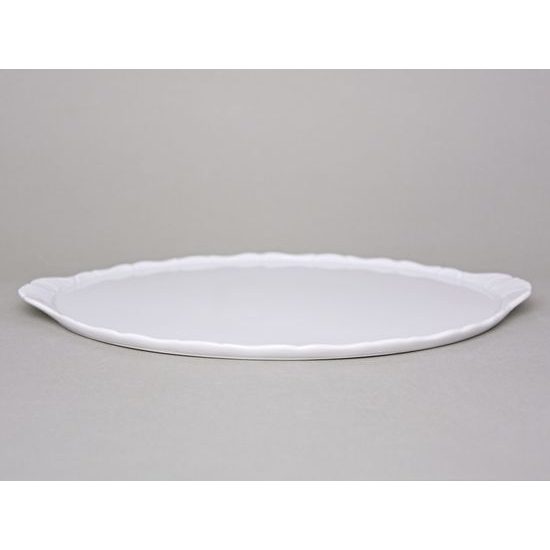 Verona white: Plate cake 30 cm with handles, G. Benedikt 1882