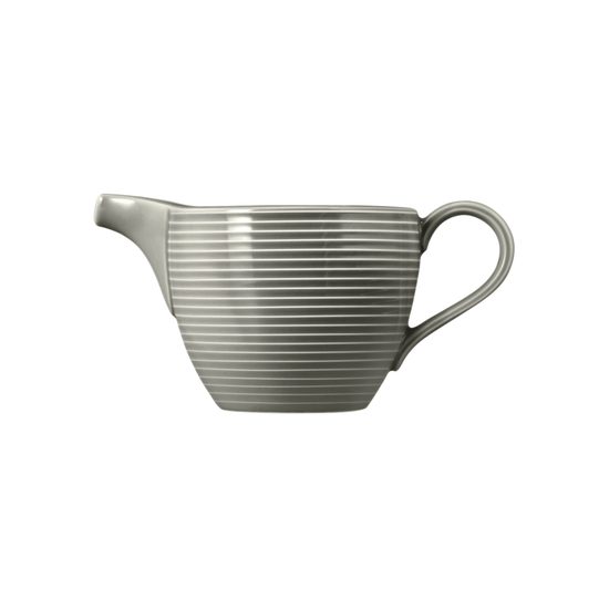 Beat perleťová šedá: Mlékovka 280 ml, porcelán Seltmann