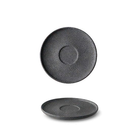 Podšálek 16 cm k šálkům 180ml a 250 ml, Granit raw, Benedikt