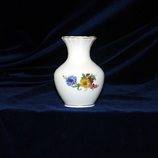 Váza 13,5 cm, zlatá linka, Harmonie, Český porcelán a.s.