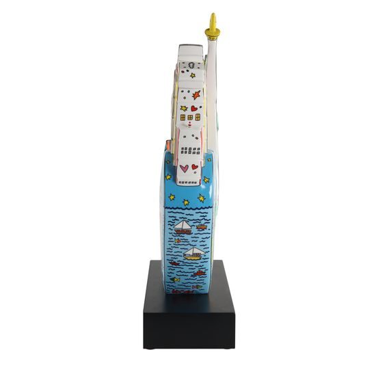 Figurine James Rizzi - Big Apple on Liberty, 32 / 15 / 54 cm, Porcelain, Goebel