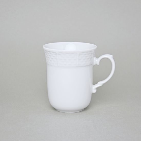 Mug 0,25 l, Thun 1794 Carlsbad porcelain, Natalie white