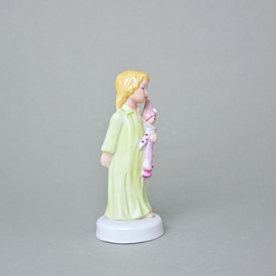 A Girl With Clown 6,3 x 6,3 x 15,3 cm, Saxe, Porcelain Figures Duchcov