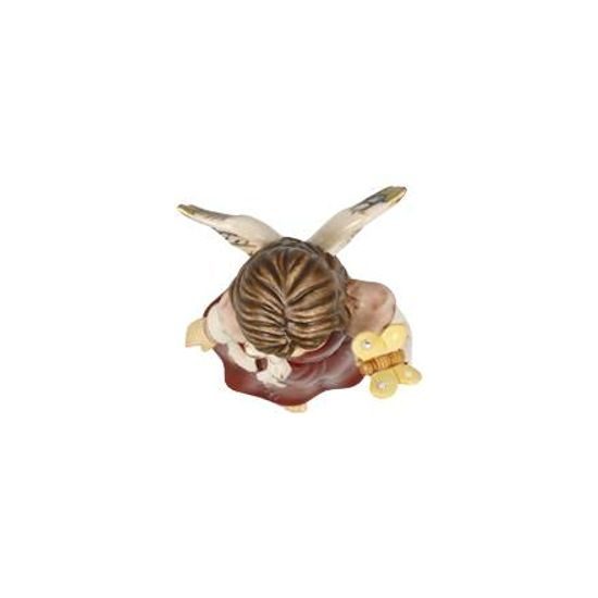 Angel with butterfly, 6,5 / 6 / 12 cm, stoneware, Goebel