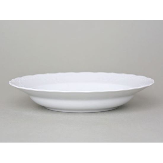 Plate deep 24 cm, Opera white, Cesky porcelan a.s.