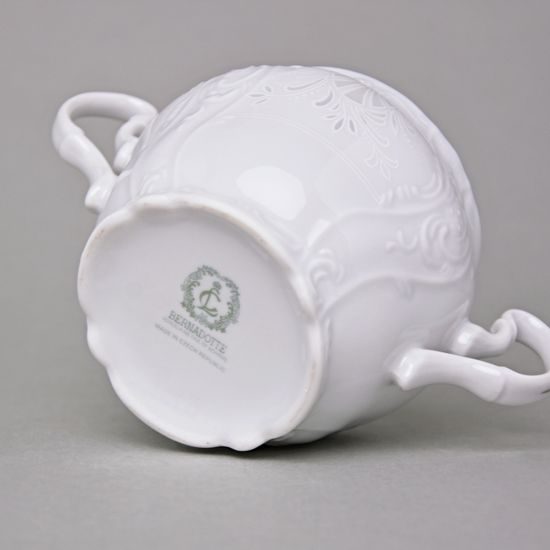 Sugar bowl 300 ml, Thun 1794 Carlsbad porcelain, BERNADOTTE frost