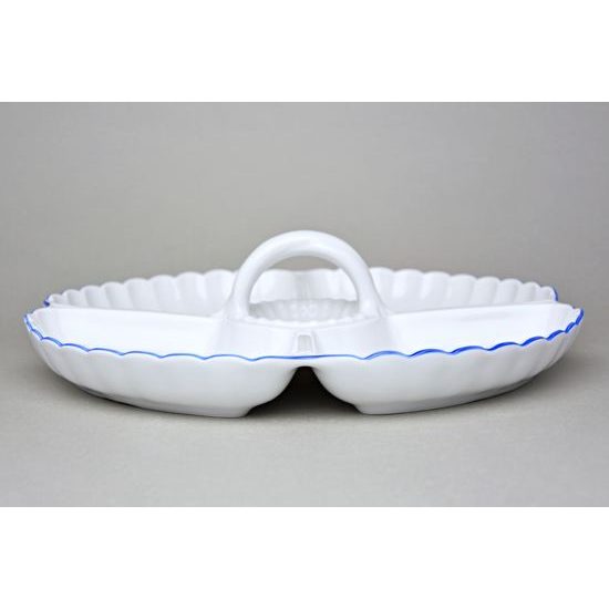 4-Compartment dish 32 cm, Český porcelán a.s., husy