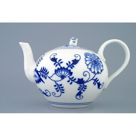 Tea pot with Strainer 1,2 l, Original Blue Onion pattern