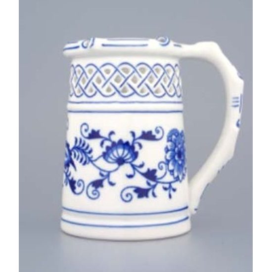 Beer Jug perforated 0,40 l, Original Blue Onion Pattern