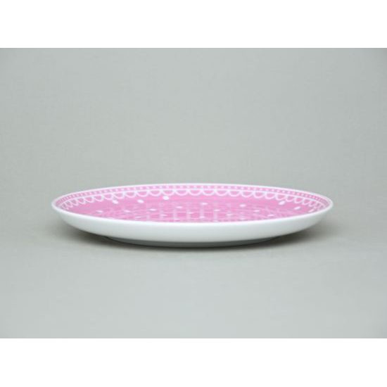 Tom 30357b0 pink: Plate dessert 19 cm, Thun 1794, karlovarský porcelán