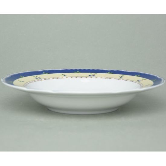 Rose 80147: Plate deep 23 cm, Thun 1794, karlovarský porcelán