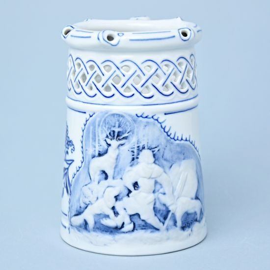 Embossed beer jug 400 ml, Original Blue Onion Pattern